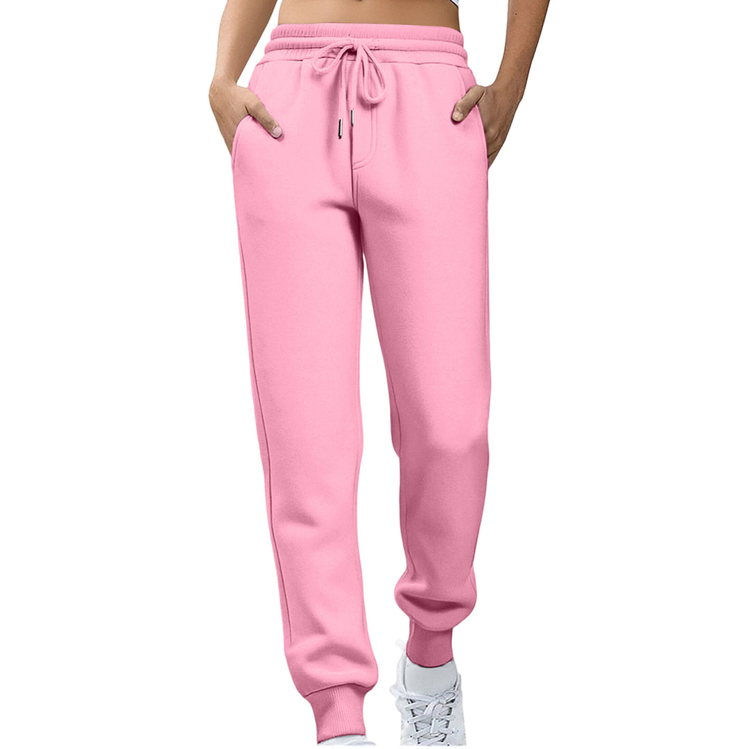Women Relaxed Fit Sweatpants with Elastic Waistband and Side Pockets Chic & Stil