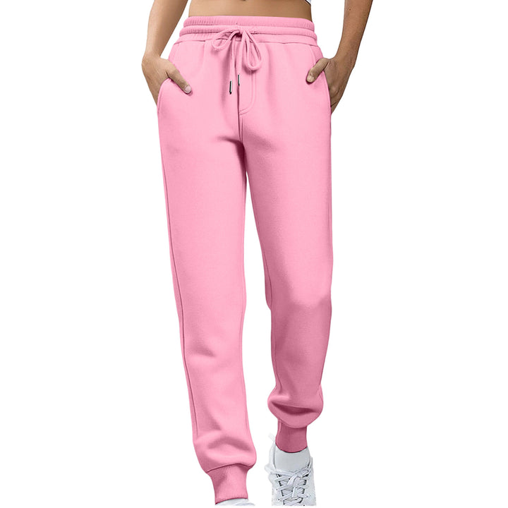 Women Relaxed Fit Sweatpants with Elastic Waistband and Side Pockets Chic & Stil