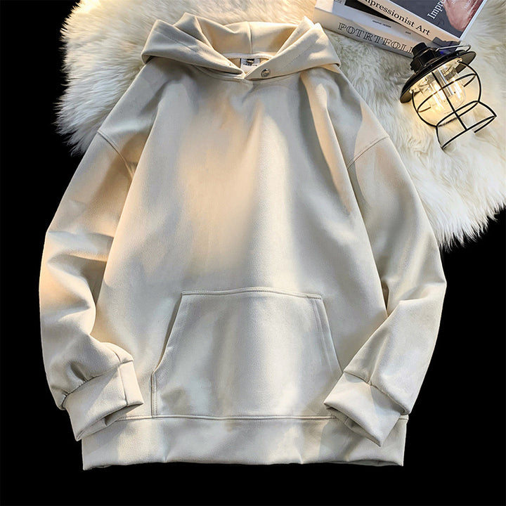 Comfortable hoodie for women with a modern velvet look Lune London