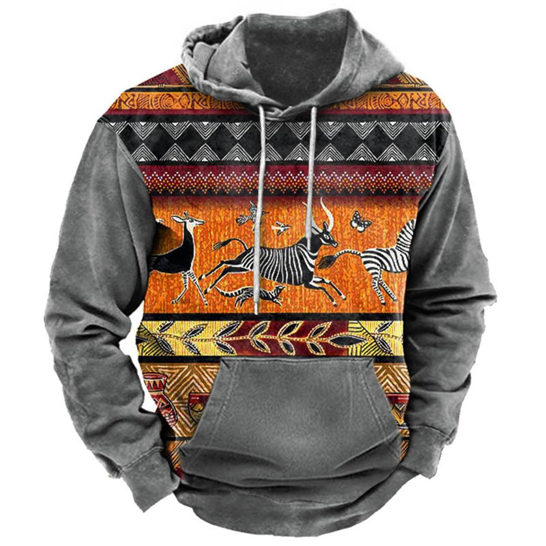 Men's hoodie with western and cowboy design Lune London