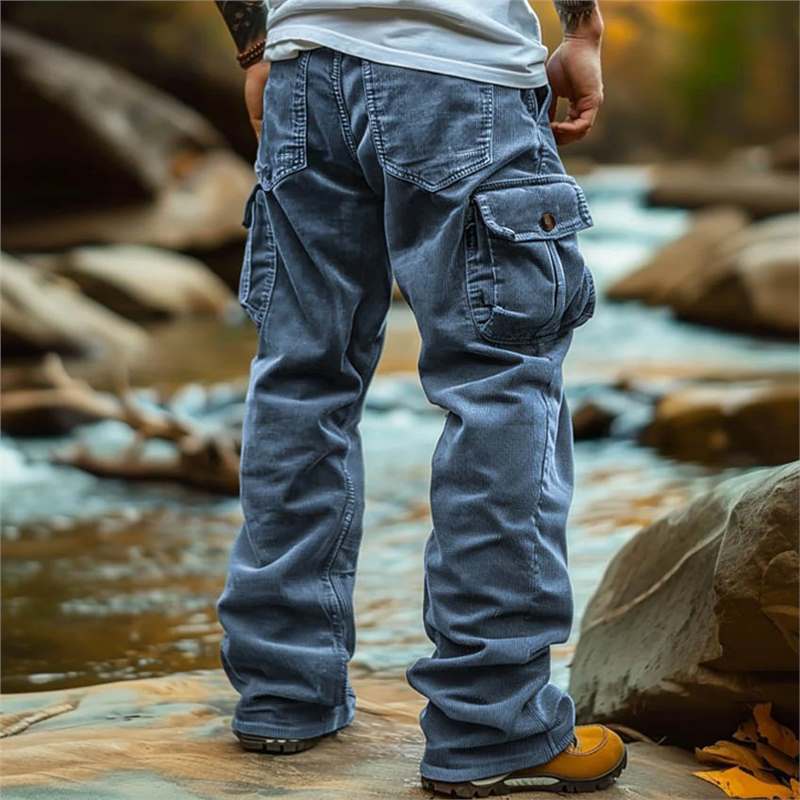 Men's Practical Cargo pants with Many Pockets Chic Und Stil