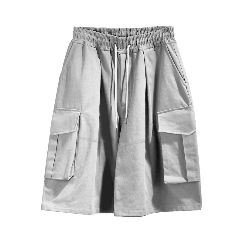 Shorts cargo pratiques pour femmes avec taille élastique et plusieurs poches Lune London