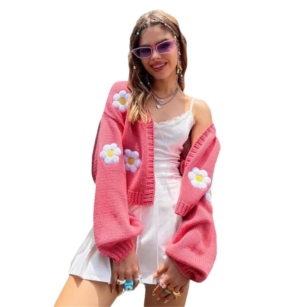 Women's vest with floral applications Lune London