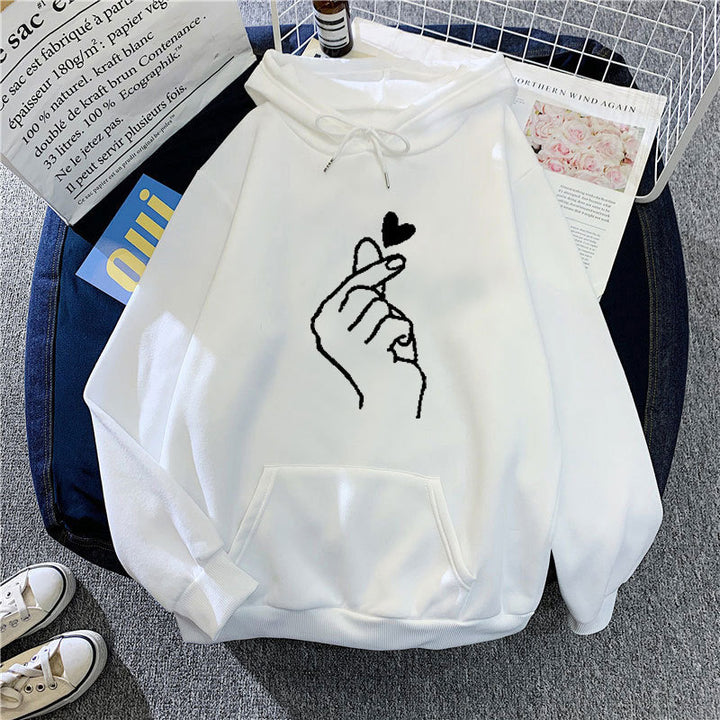 Women’s hoodie with creative hand graphic Chic & Stil