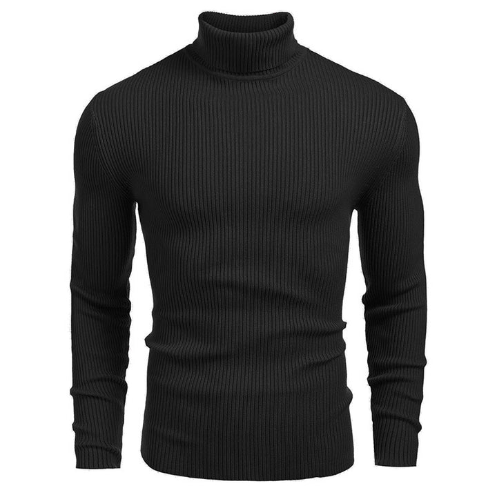 Men's ribbed knit turtleneck sweater Chic und Stil