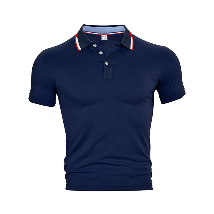 Men's polo shirt with modern cut and breathable structure Lune London