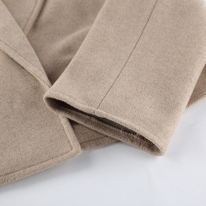 Oversized wool jacket for women with structured cut Lune London