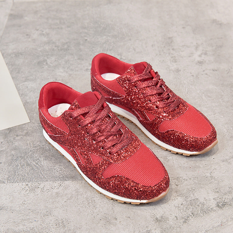 Women's work shoes with sequins Lune London