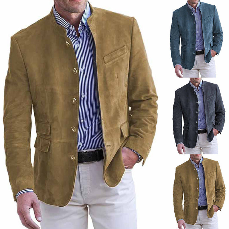 Classic Button Down Jacket For Men