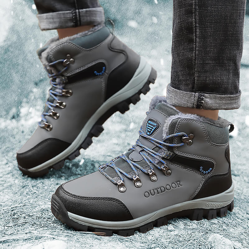 Women's winter hiking sandals with non-slip sole and insulating inner lining Lune London