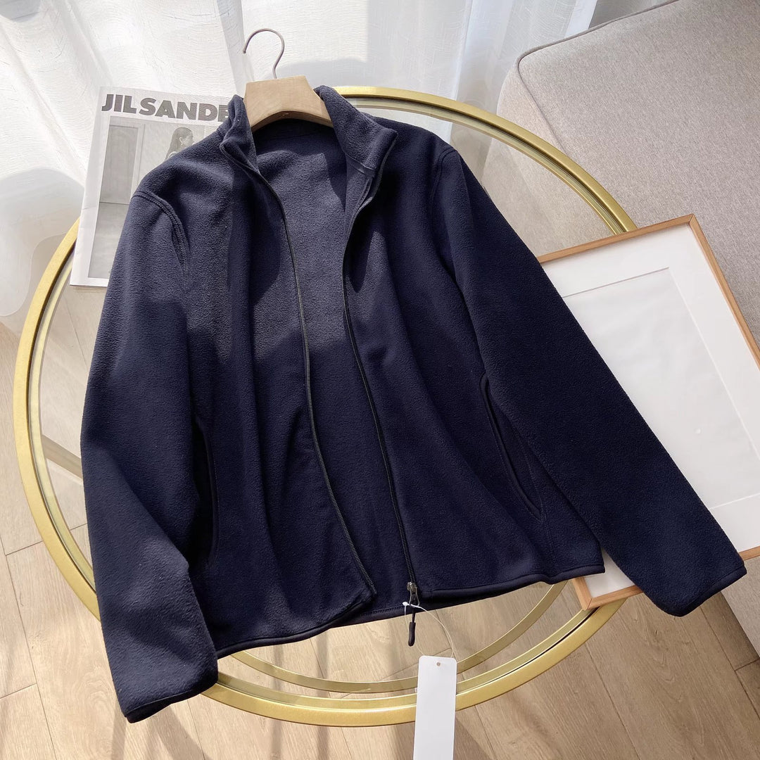 Veste en polaire pour femmes avec solution innovante de col haut Chic & Stil