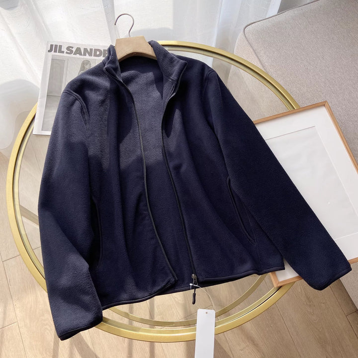 Veste en polaire pour femmes avec solution innovante de col haut Chic & Stil