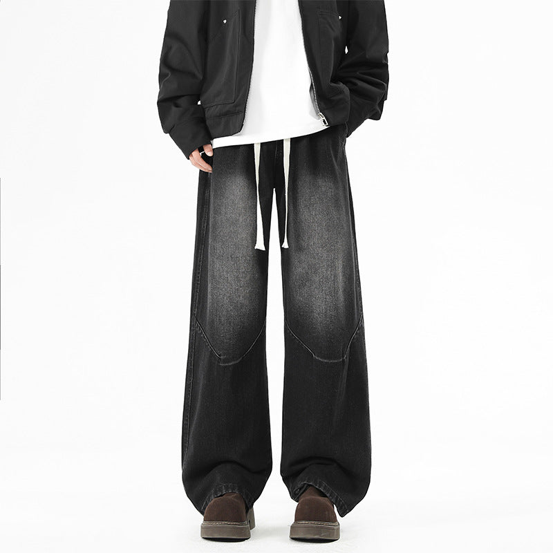 Wide high-waisted jeans for women with trendy details Lune London