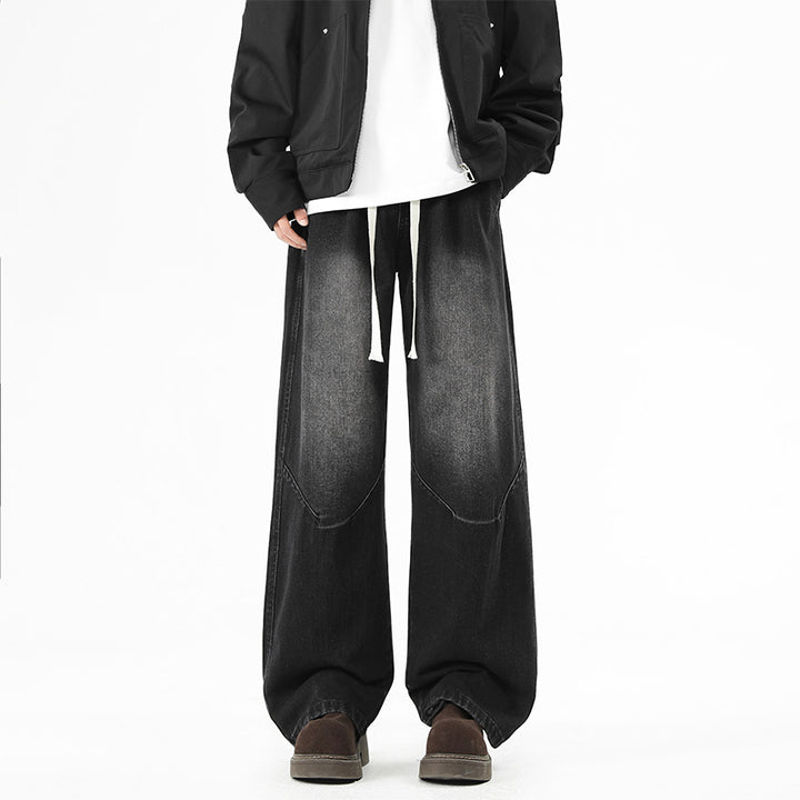 Wide high-waisted jeans for women with trendy details Lune London
