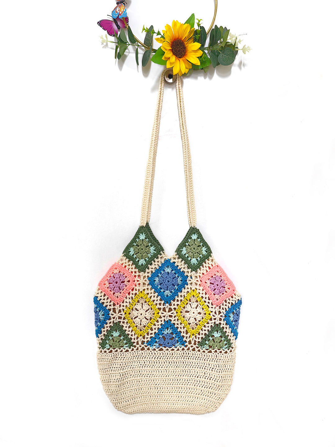 Lune London Crochet Bohemian Handbags for Women