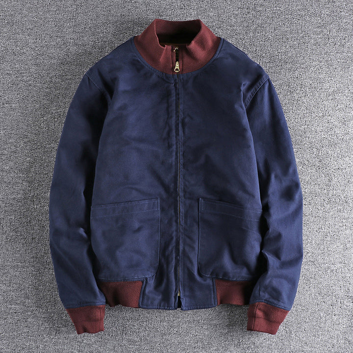 Women's transitional jacket with high collar and practical pockets Lune London