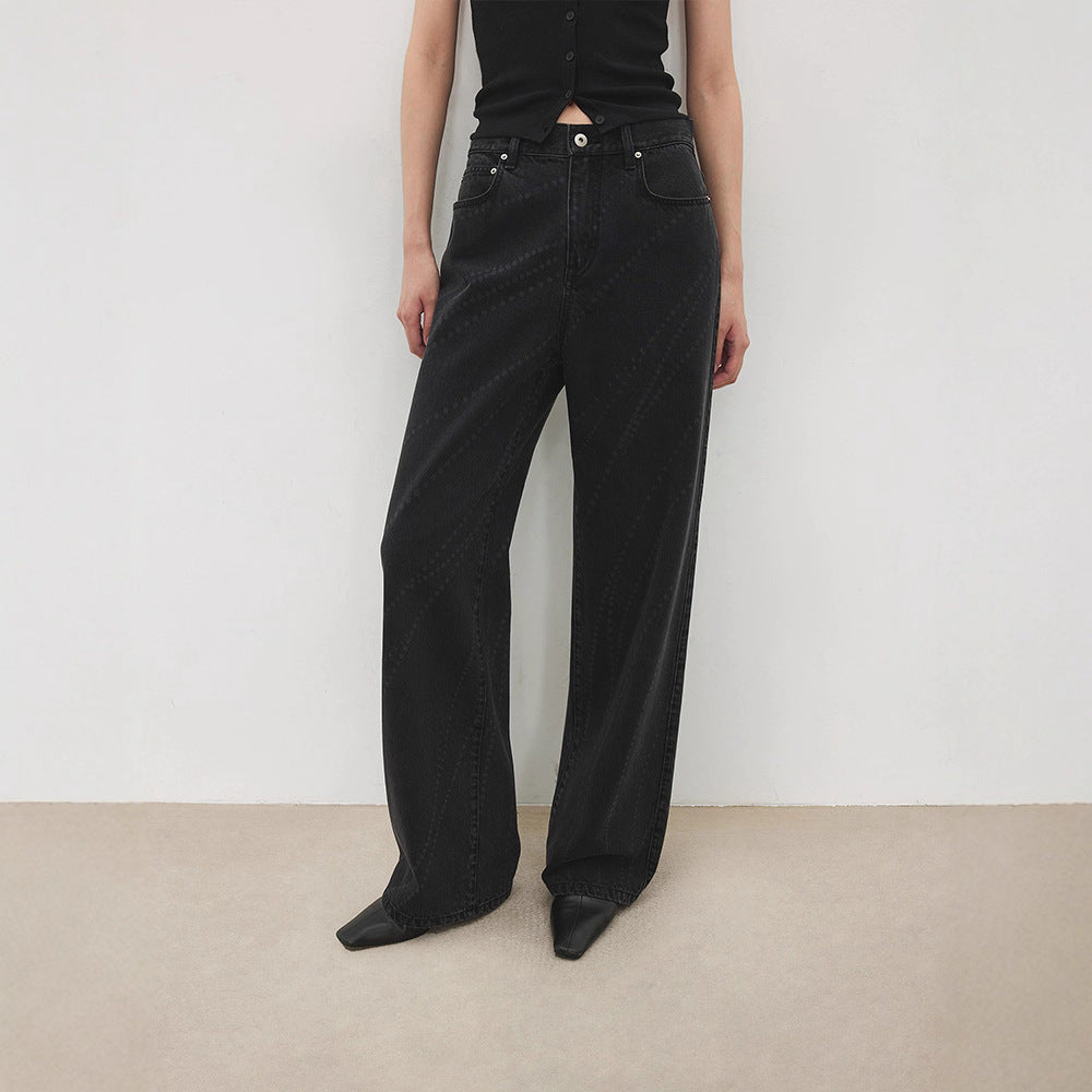 Jean bootcut moderne pour femme à taille haute et design élégant Chic & Stil