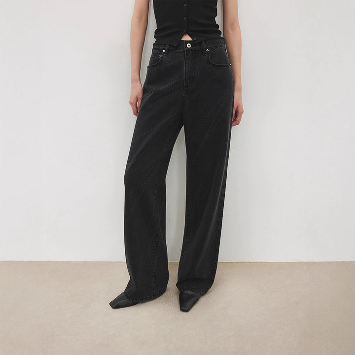 Jean bootcut moderne pour femme à taille haute et design élégant Chic & Stil