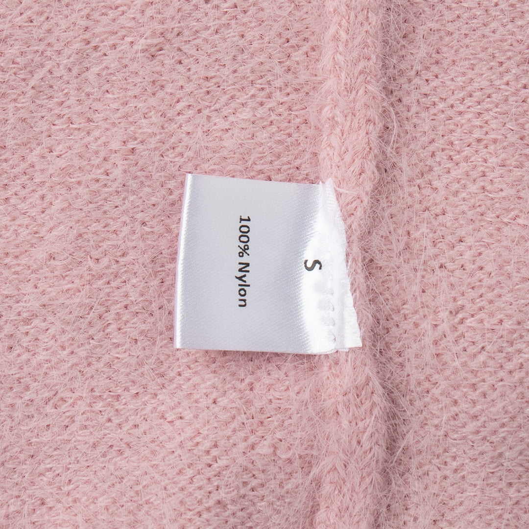 Pull en maille moelleuse pour femme en 100 % nylon avec coupe décontractée Chic & Stil