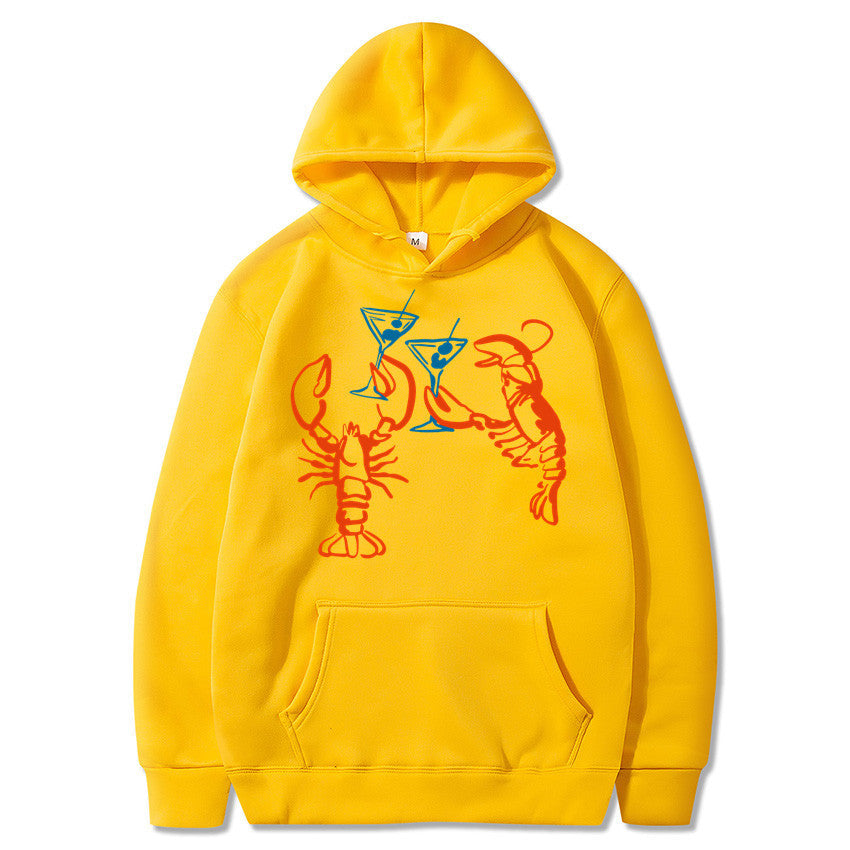 Sweat à capuche pour femmes avec motif de homard turbulente Chic & Stil