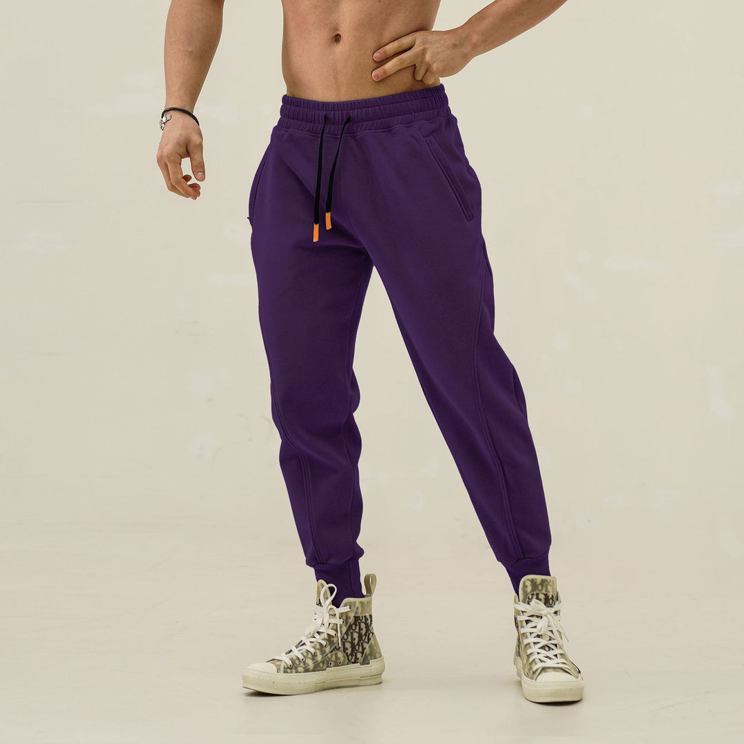 Men's sporty joggers with elastic waistband and side pockets Lune London