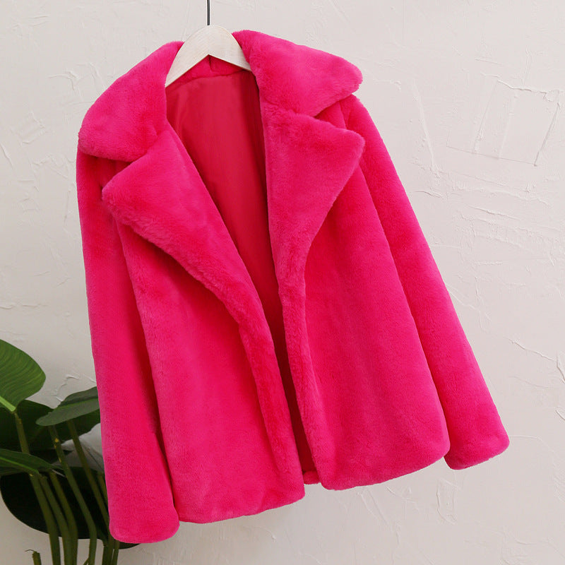 Ladies Flauscher Coat Lune London