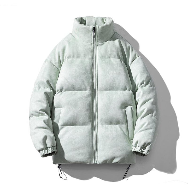 Ladies winter quilted jacket with high collar and versatile pockets Lune London