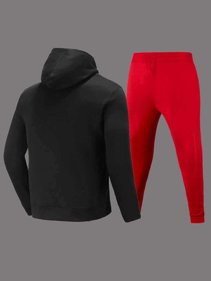 Women's hoodie and jogger set with colorful comic print Lune London