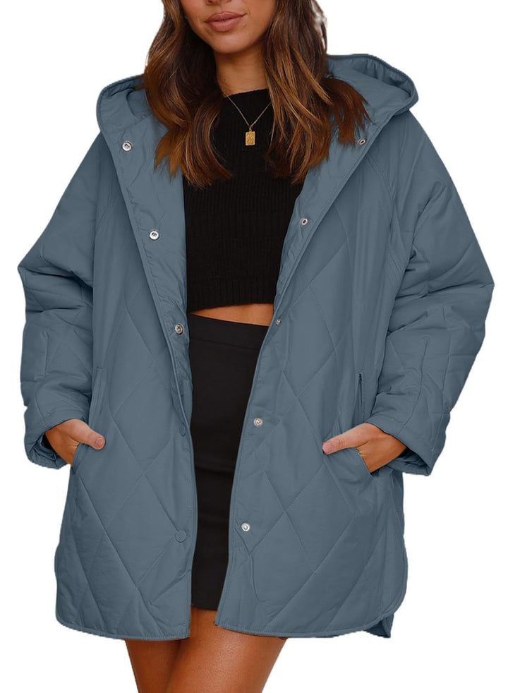 Veste d'hiver matelassée pour femmes avec capuche Chic und Stil