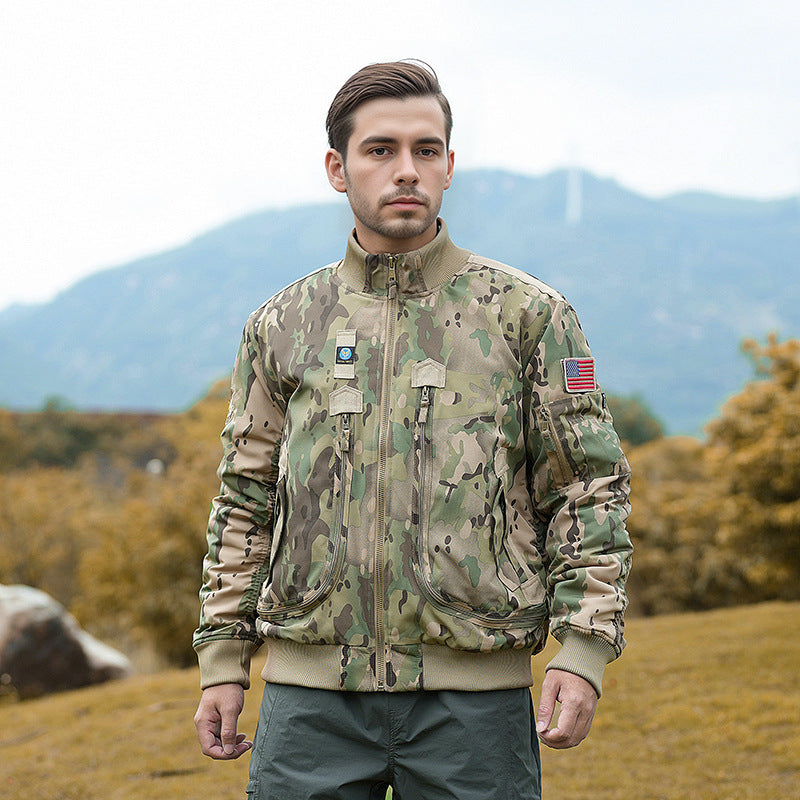 Modern bomber jacket for men with insulated lining and practical pockets Lune London