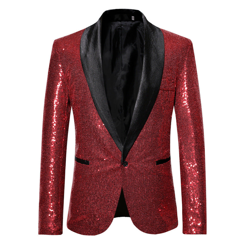 Elegant sequined blazer for men with a modern cut Lune London