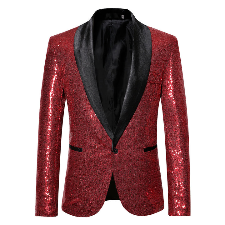 Elegant sequined blazer for men with a modern cut Lune London