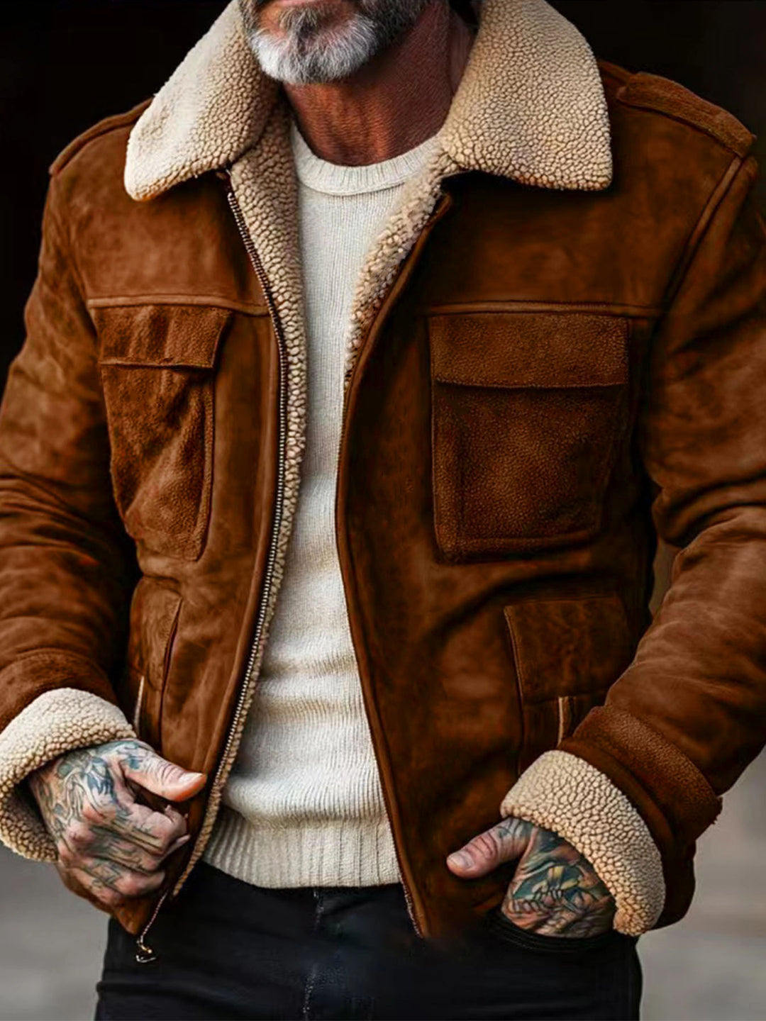 Luxury Lambskin Leather Jacket for Men Lune London