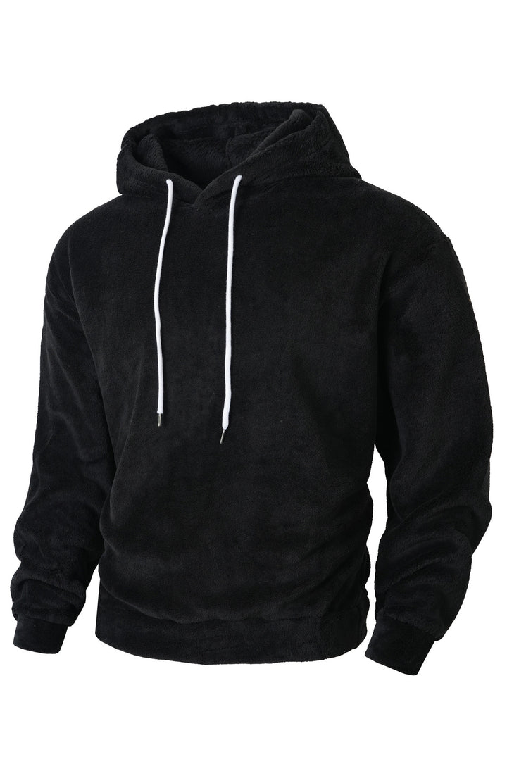 Men's cozy fleece hoodie with a sporty cut and adjustable drawstring Lune London