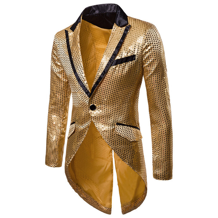 Elegant and glamorous blazer for men with sequins Lune London