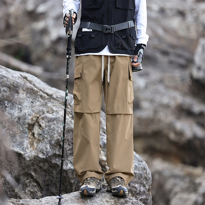 Functional hiking pants for men with multifunctional pockets Lune London