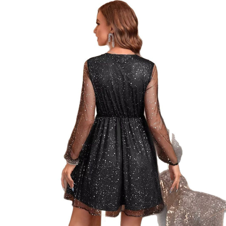 Lune London sparkling wrap dress for women