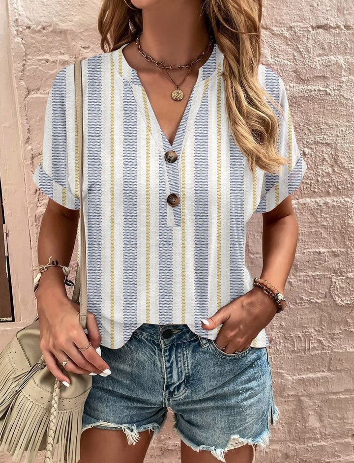 Ladies leisure striped shirt Lune London