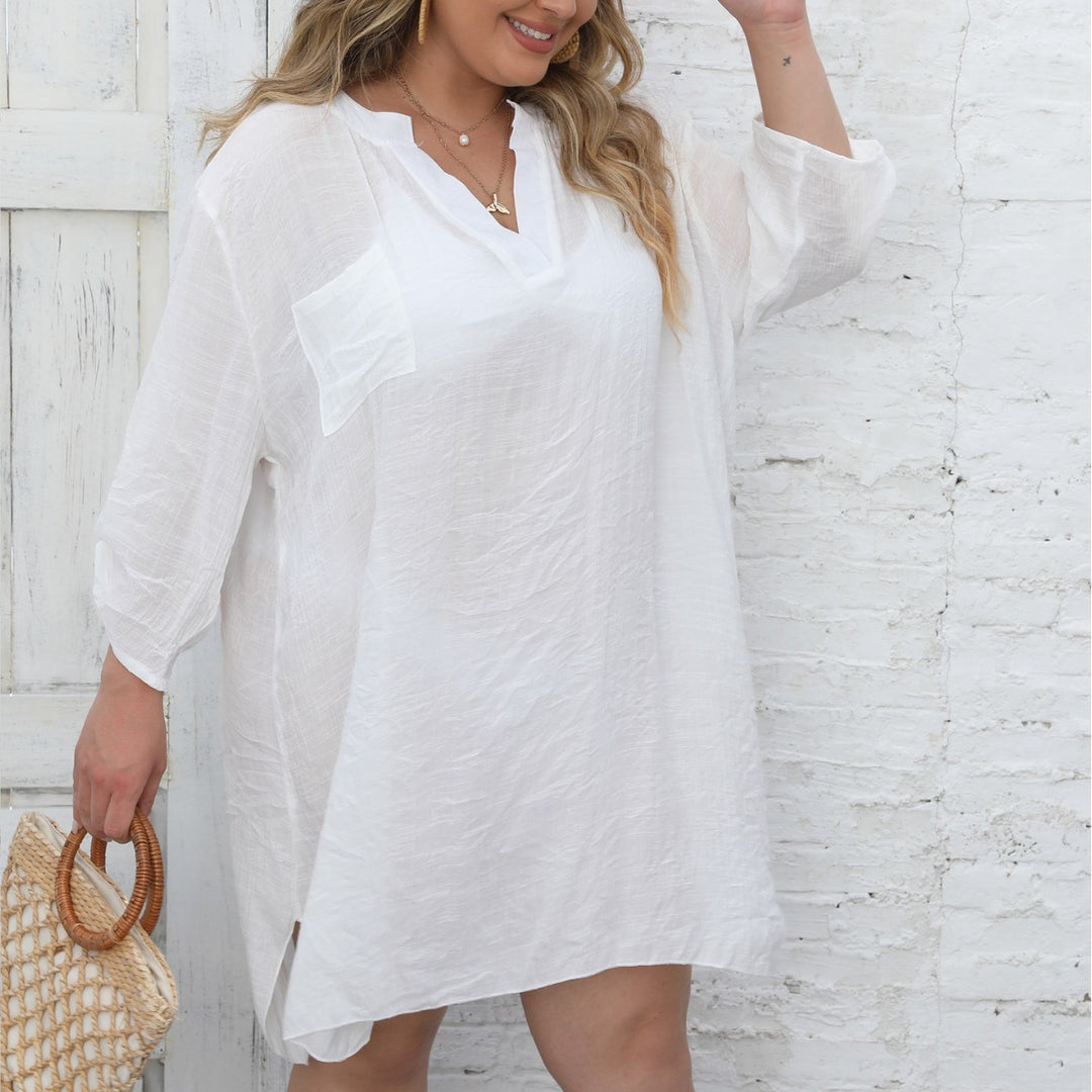 Women Lightweight Chic Beach Tunic Dress