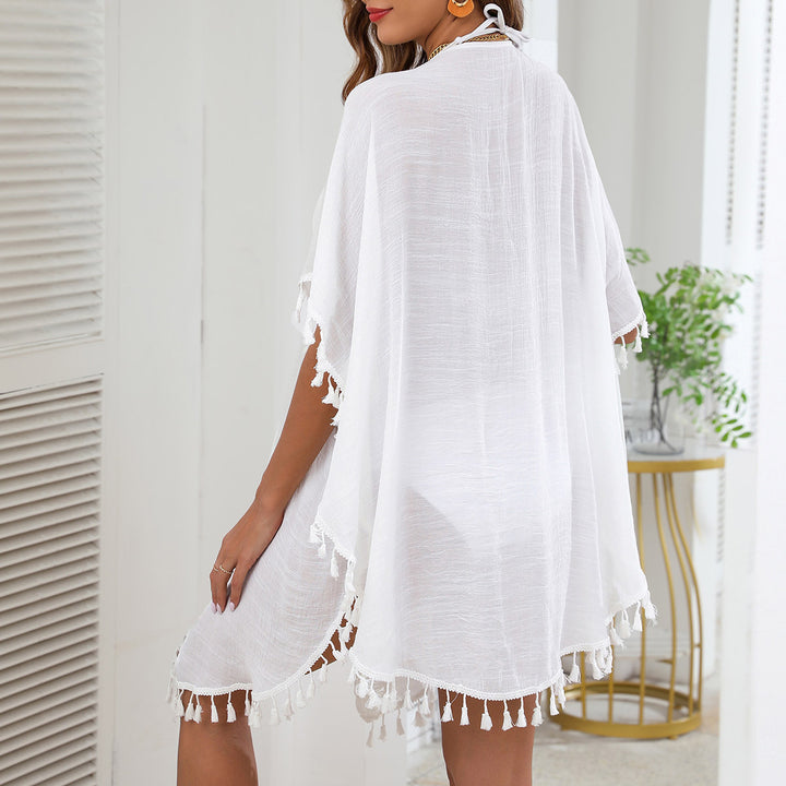 Ladies Breezy Open-Front Beach Cover-Up Lune London