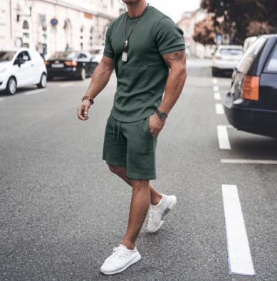 Casual sports set for men in breathable material Lune London