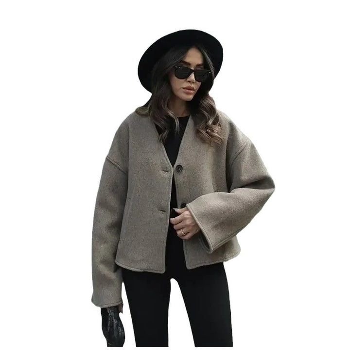 Ladies oversized wool-blazer Lune London