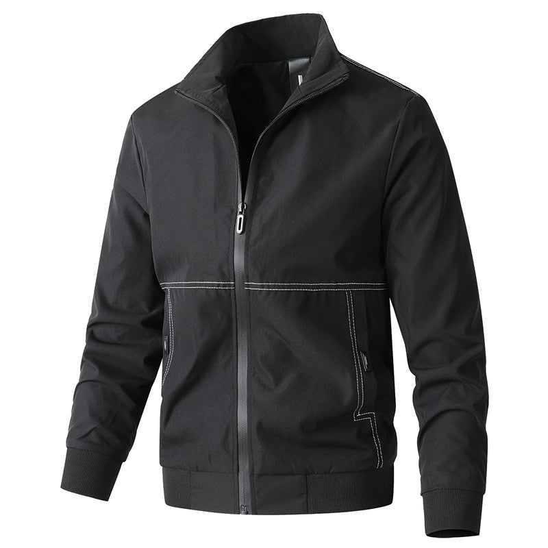 Lightweight transitional jacket for men with modern accents Lune London