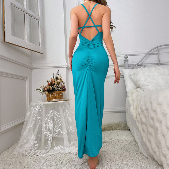 Robe en tricot pour femmes avec des bretelles étroites et une silhouette ajustée Chic & Stil