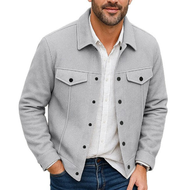 Stylish utility jacket for men with padded pockets Lune London