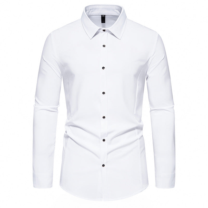 Trendy long sleeve shirt for men with a chic elegant cut Lune London