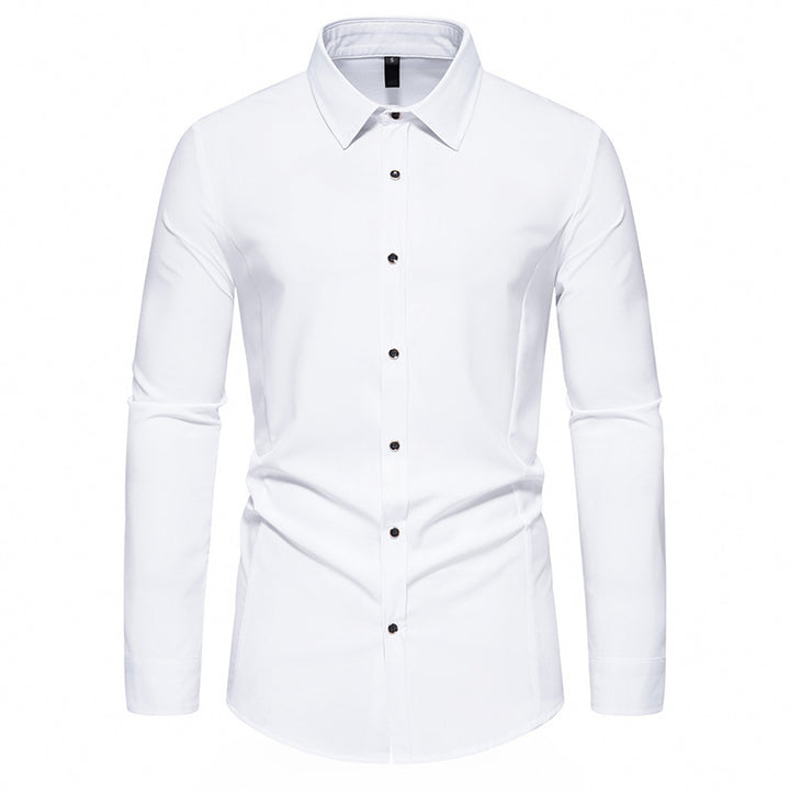 Trendy long sleeve shirt for men with a chic elegant cut Lune London