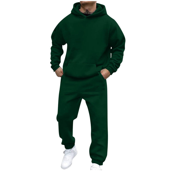 Men's Comfortable Hoodie Suit with Elastic Waistband and Practical Pockets Lune London