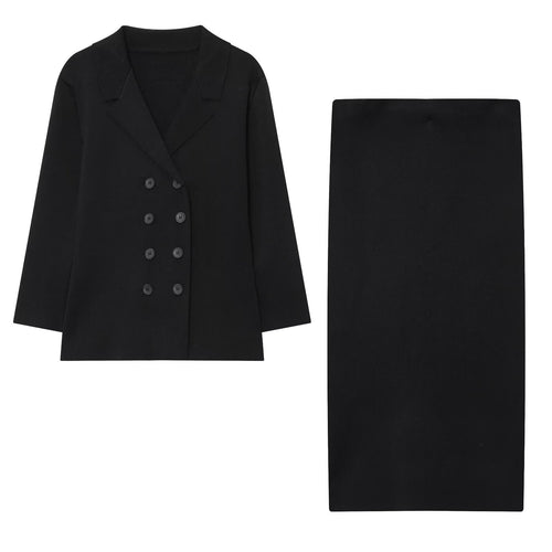 Lune London Elegant Double-Breasted Blazer Jacket Women