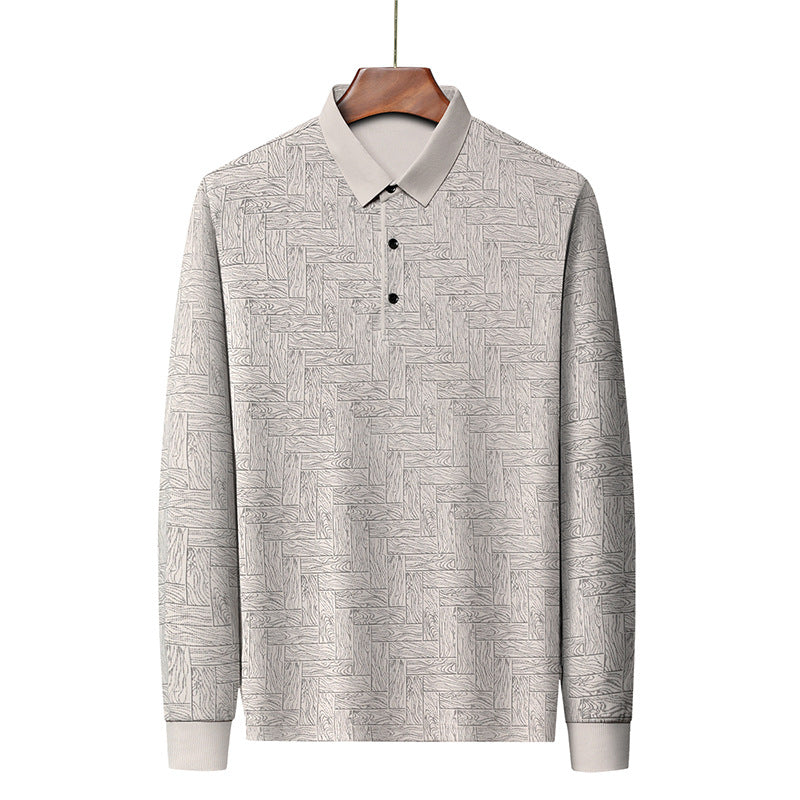 Stylish men's polo shirt with a refined structure design and an elegant button placket Lune London